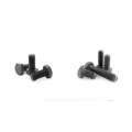 Acero de carbono DIN933 DIN931 Negro 8.8 Bolt hexagonal